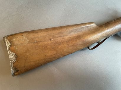 Hunting rifle with juxtaposed barrels XIX°...