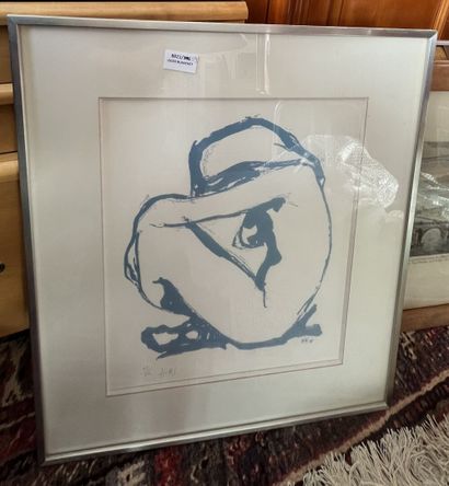 Four framed pieces. 

We join :
HIRI
