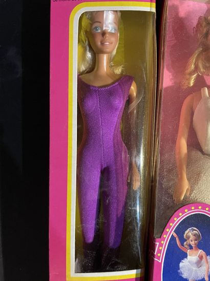 Set of five Mattel Barbie dolls: a 