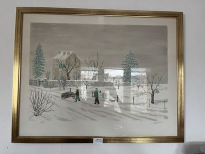 Modern school
Collecting Wood
Lithograph,...