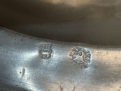 Important lot of pewter : dishes, bowls,...
