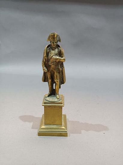 Bronze : Napoleon.
19th century.
H : 16 ...