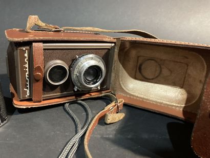 Lot of cameras (Minolta, Nikon, Olympus)...