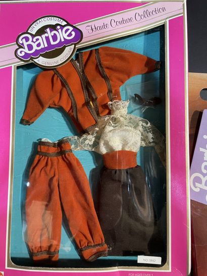Lot including three Mattel Barbie dolls (a...
