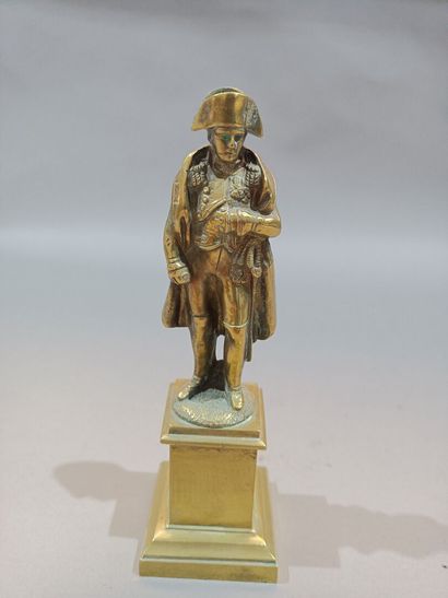 Bronze : Napoleon.
19th century.
H : 16 ...