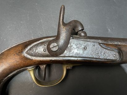 Percussion pistol, 19th century
