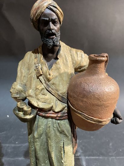Orientalist school
Two water carriers
Polychrome...