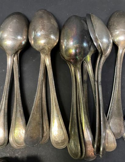 CHRISTOFLE
Part of a silver-plated menagere...
