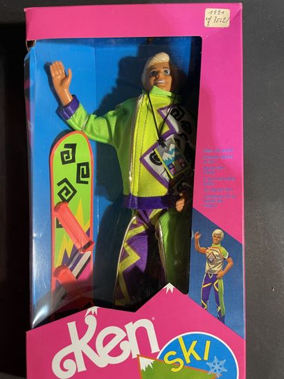 A Mattel Barbie sled with horse from the...