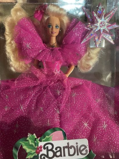 Set of five Mattel Barbie dolls including...