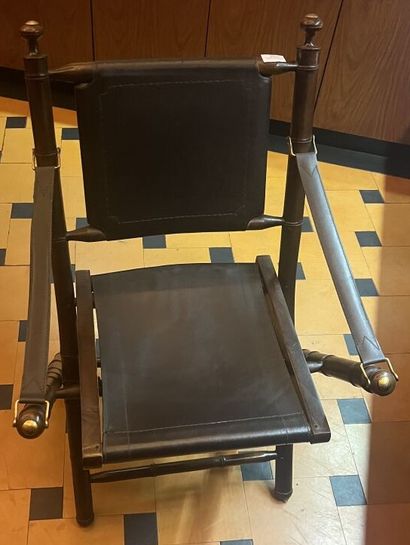 Lot of furniture including a half-moon desk,...