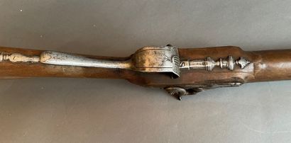 Hunting rifle with juxtaposed barrels XIX°...