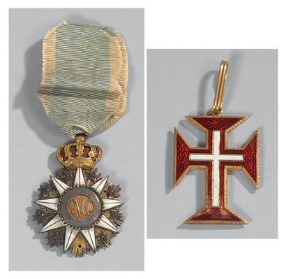 Croix de chevalier de l'ordre de Villa-Vicosa...
