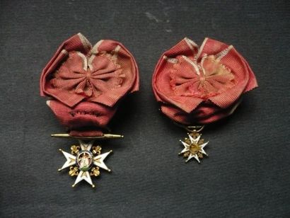 Croix de chevalier de l'ordre de Saint-Louis,...