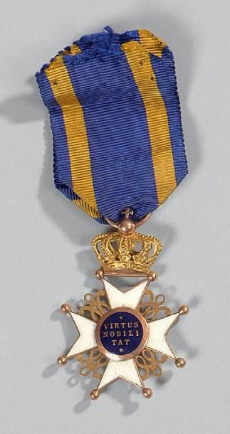 Croix de chevalier de l'ordre du Lion néerlandais...