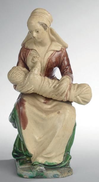 Manerbe ou le Pré d'Auge Figurine en terre...