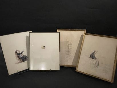 École FRANCAISE du XIXe siècle
4 dessins...