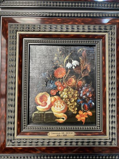 Four modern copies after Cornelis De Heem,...