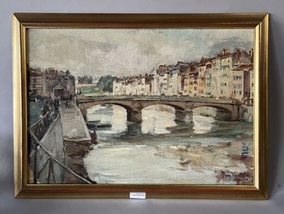 Henri SAADA (1906-1976)
Vue de Bayonne
Huile...