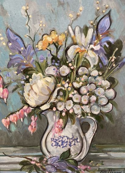 Jann Ber TILLENON (20th century)
Still life...