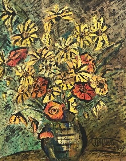 Jann Ber TILLENON (20th century)
Still life...