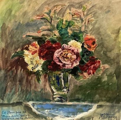 Jann Ber TILLENON, (20th century)
Still life...