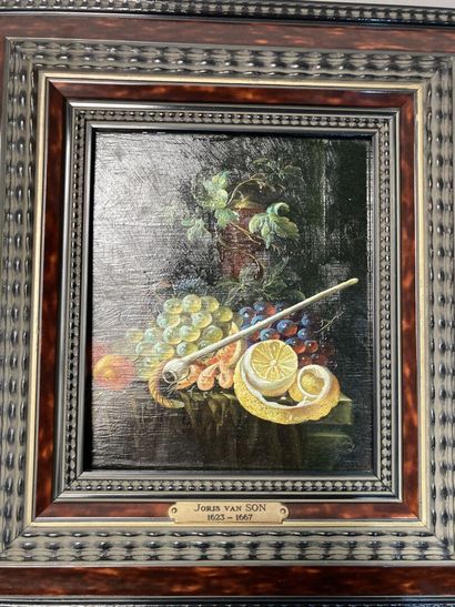 Four modern copies after Cornelis De Heem,...