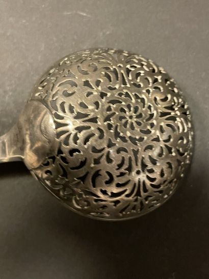 Single-flat silver sugar spoon. 
Province,...