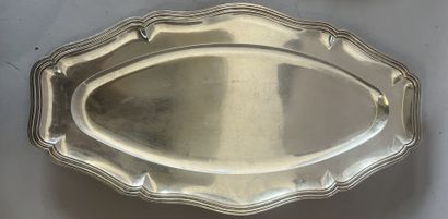 Rounded oval platter 
and oval fish dish...