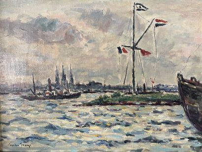 André FRAYE (c. 1887 - 1963)
Entrée du port...