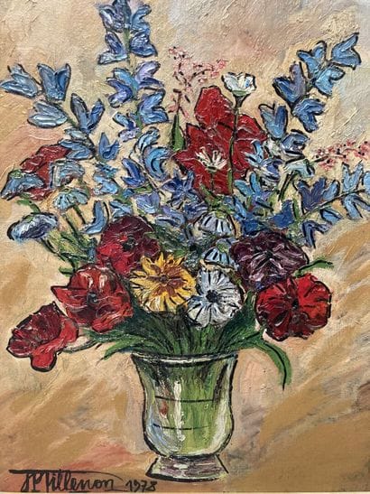 Jann Ber TILLENON (20th century)
Still life...
