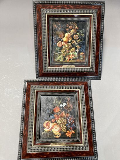 Four modern copies after Cornelis De Heem,...
