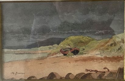Charles DONZEL (1824-1889)
Orage en mer
Aquarelle...