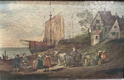 Ecole flamande du XIXème siècle
Paysages...