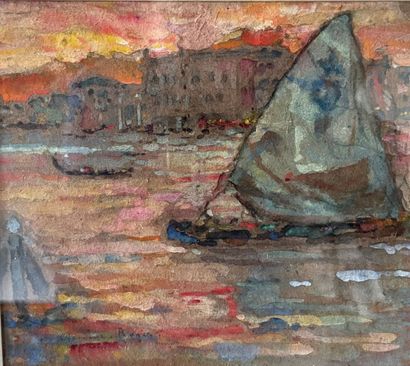 Guillaume G. ROGER (1867-1943)
Venise au...