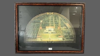 Lot of framed pieces: 

- 