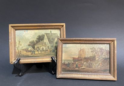Ecole flamande du XIXème siècle
Paysages...