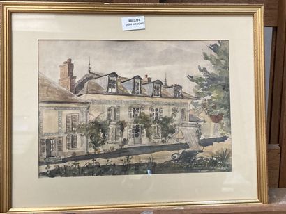 École anglaise du XIXème siècle 
Hyde Parker...