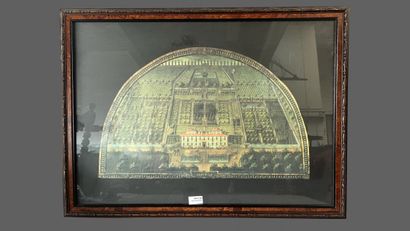 Lot of framed pieces: 

- 