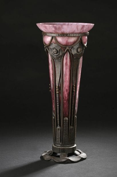 André DELATTE (1887-1953)
Conical vase in...