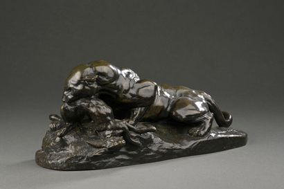 Antoine Louis BARYE (1795-1875). 
Jaguar...