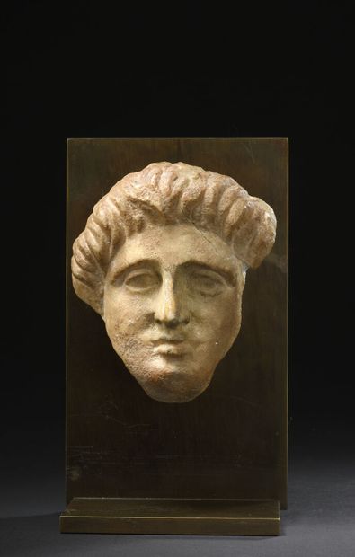 Fragmentary head representing the face
of...