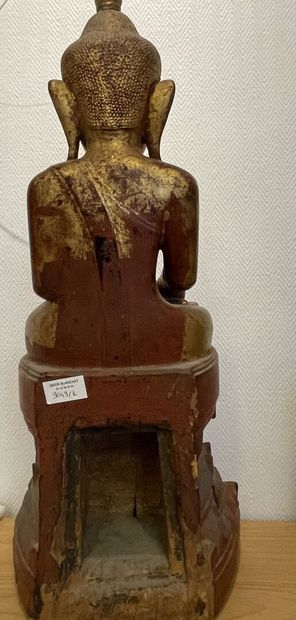 BIRMANIE - Vers 1900
Statuette de bouddha...