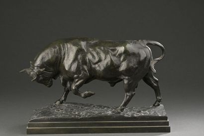 Antoine Louis BARYE (1795-1875). 
Taureau...