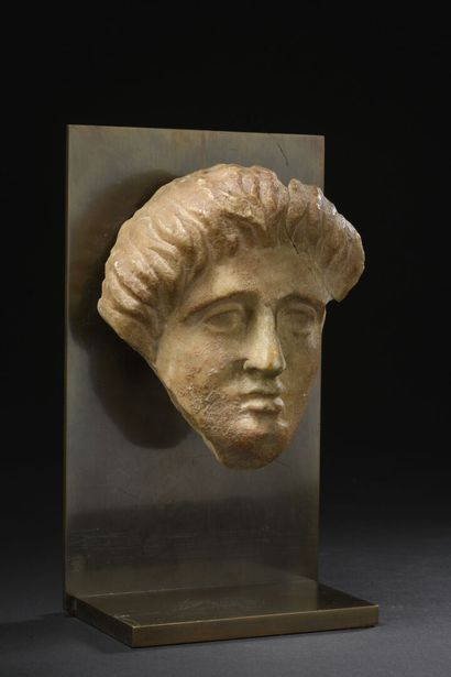 Fragmentary head representing the face
of...