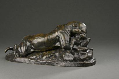 Antoine Louis BARYE (1795-1875). 
Jaguar...
