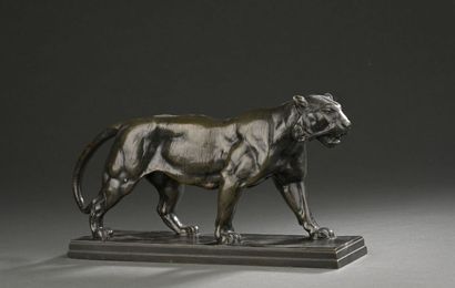 Antoine Louis BARYE (1795-1875). 
Tigre qui...