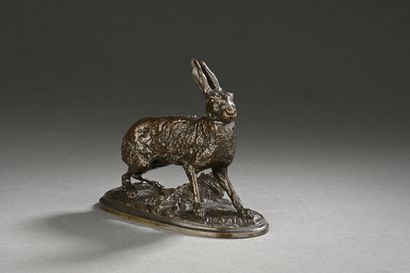 Pierre-Jules MENE (1810 - 1879). 
Le Lièvre...