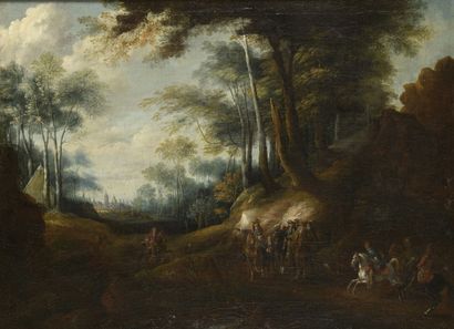 17th century FLEMISH school,
entourage of...