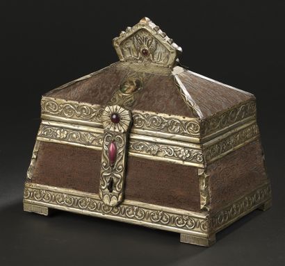 Coffret de mariage russe en bois, lartchik,...